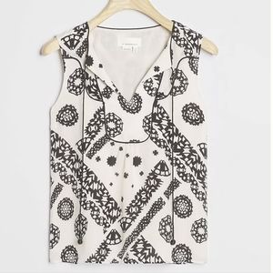 New Without Tags Anthropologie Giuliana Silk Blouse
